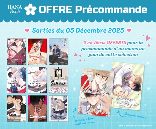 Offre Précommande Hana : 2 ex-libris OFFERTS