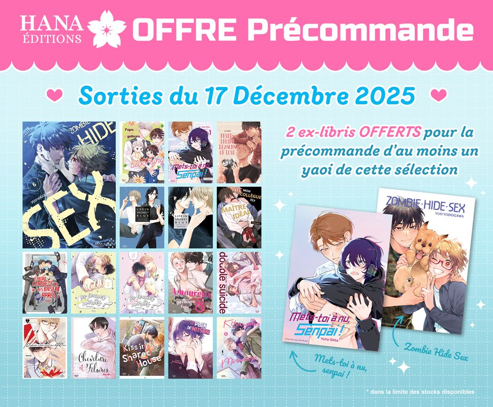 Offre Précommande Hana : 2 ex-libris OFFERTS