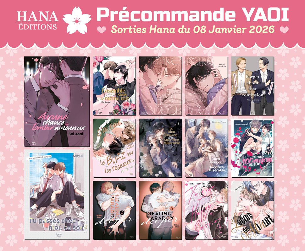 Précommandez les prochaines sorties Hana Editions