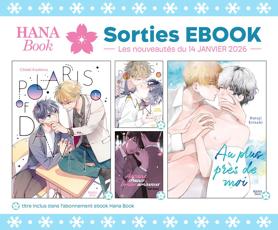 Hana Book : 4 nouveaux ebooks disponibles