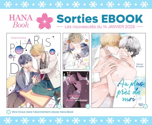 Hana Book : 4 nouveaux ebooks disponibles