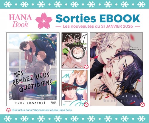 4 nouveaux ebooks disponibles sur Hana Book