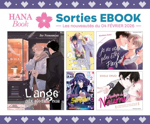 5 nouveaux ebooks disponibles sur Hana Book