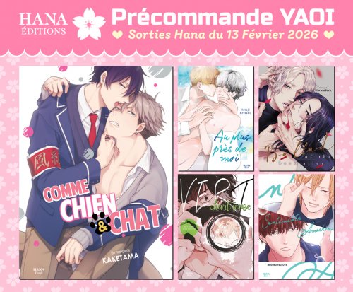 Précommandez les prochaines sorties Hana Book