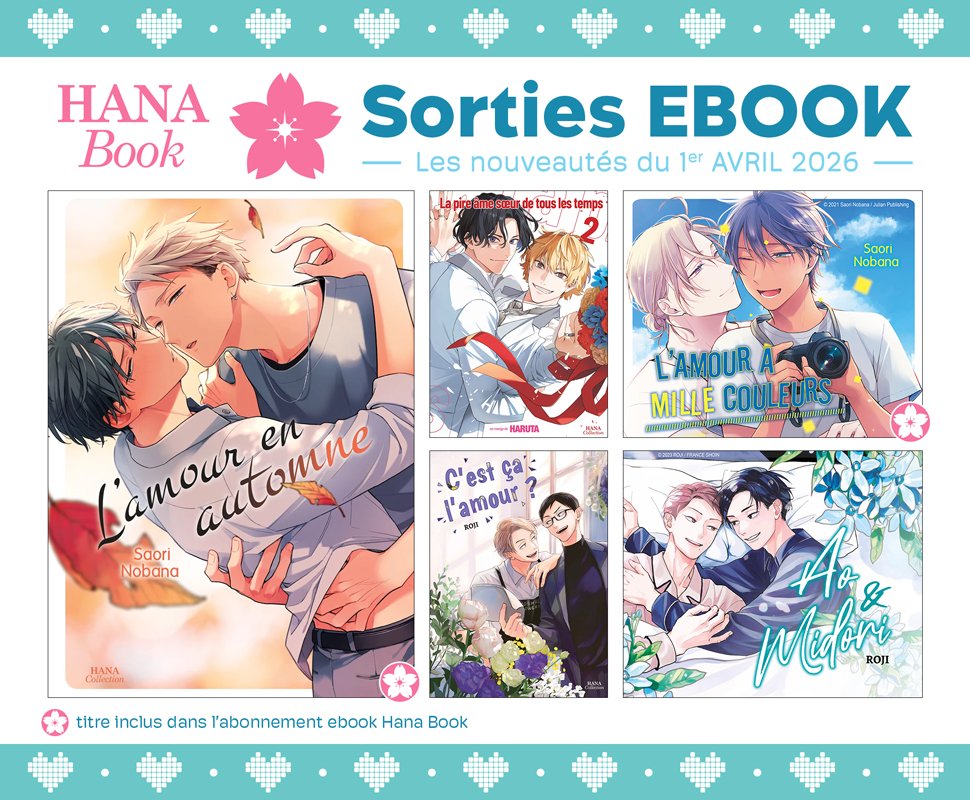 5 nouveaux ebooks disponibles sur Hana Book