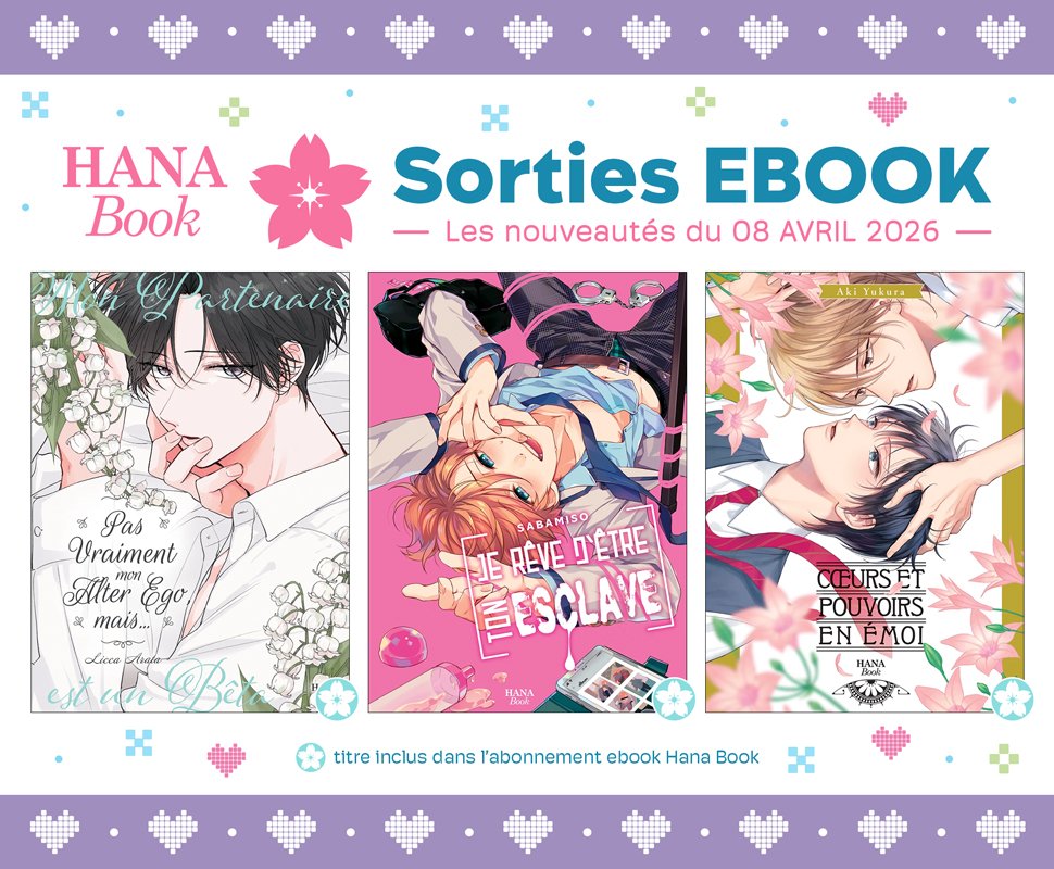 3 nouveaux ebooks disponibles sur Hana Book