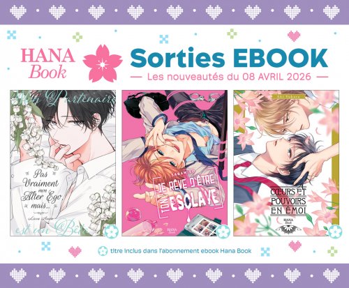 3 nouveaux ebooks disponibles sur Hana Book