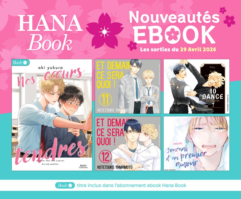 5 nouveaux ebooks disponibles sur Hana Book