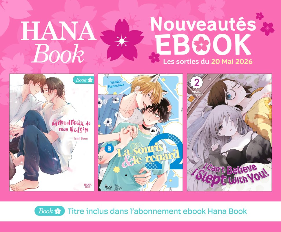 3 nouveaux ebooks disponibles sur Hana Book