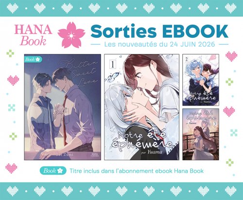 4 nouveaux ebooks disponibles sur Hana Book