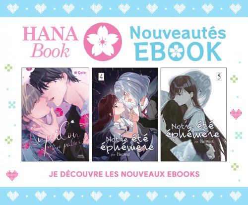 3 nouveaux ebooks disponibles sur Hana Book