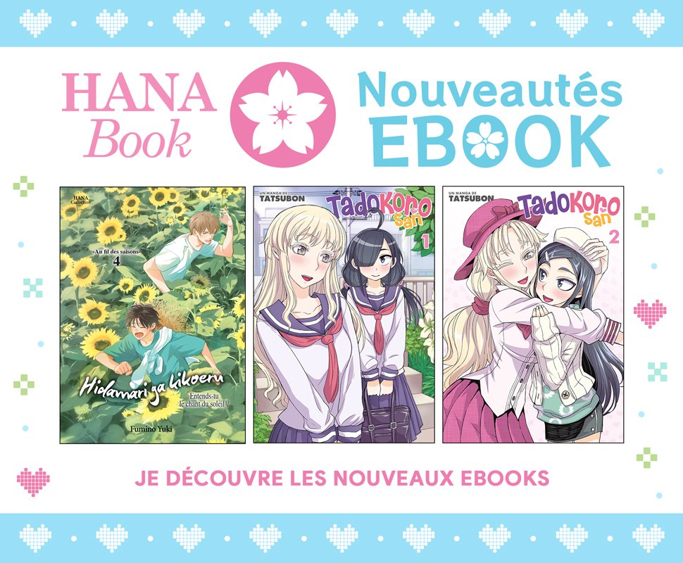 3 nouveaux ebooks disponibles sur Hana Book