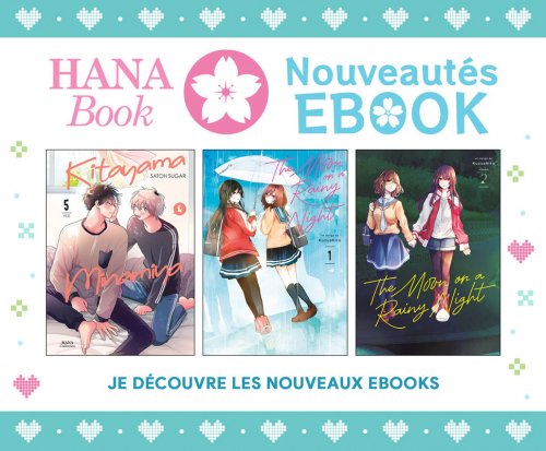 3 nouveaux ebooks disponibles sur Hana Book