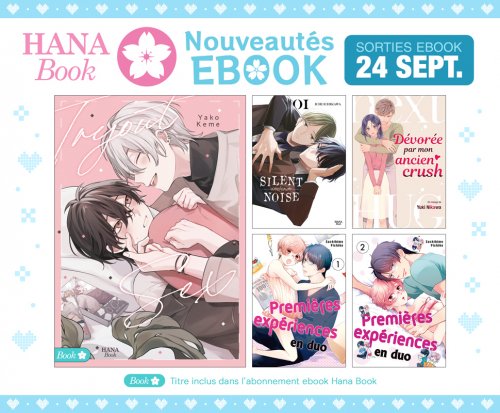 Hana Book : Sorties EBOOK du 24 Septembre