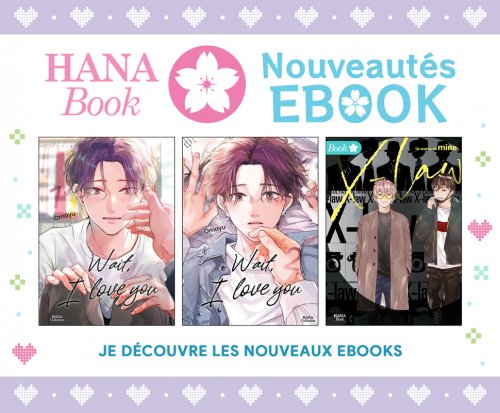 Sorties EBOOK Hana Book : 3 nouveaux yaois