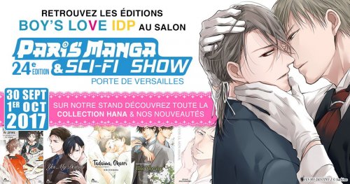 Retrouvez le stand de Boy's Love au salon de Paris Manga & Sci-Fi Show pour 2 jours exceptionnels !