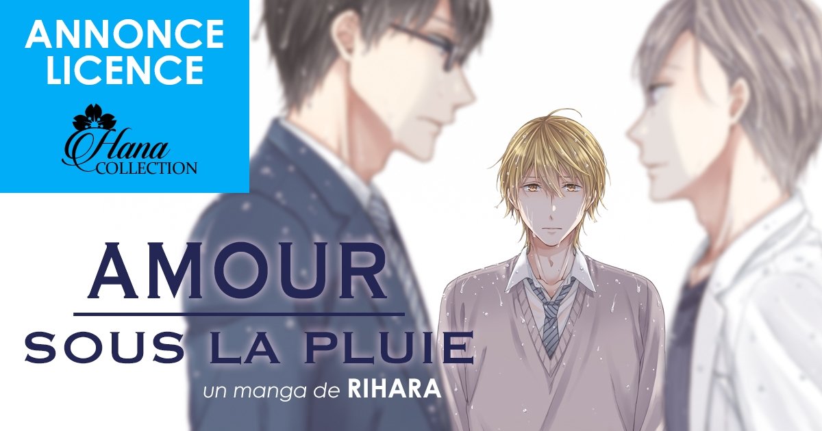 Nouvelle Licence Yaoi ! Amour sous la pluie de Rihara - Blog | Boys