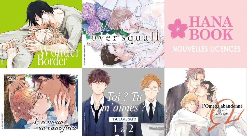 Nouvelle collection Hana Book et 6 nouvelles licences