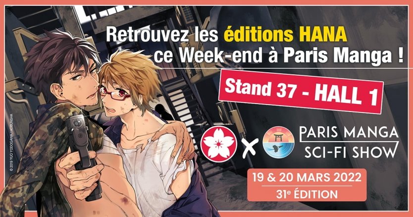 Retrouvez les éditions Hana au salon de Paris Manga & Sci-Fi Show pour 2 jours exceptionnels !