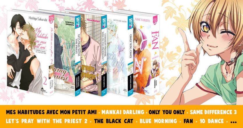 Nouveautés des mangas Boy's Love de Juillet 2015