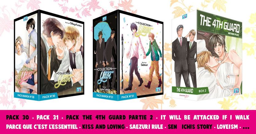 Nouveautés des mangas Boy's Love de Septembre 2015