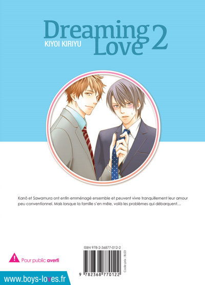 IMAGE 2 : Dreaming Love - Tome 02 - Livre (Manga) - Yaoi