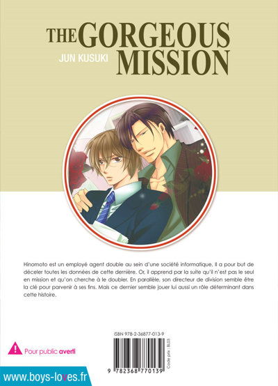IMAGE 2 : The Gorgeous Mission - Livre (Manga) - Yaoi
