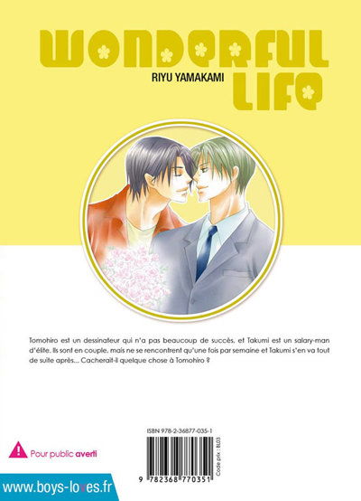 IMAGE 2 : Wonderful Life - Tome 01 - Livre (Manga) - Yaoi