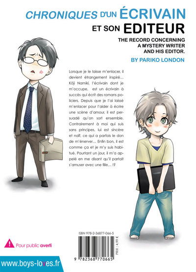 IMAGE 3 : Chronique d'un écrivain et son editeur - Livre (Manga) - Yaoi