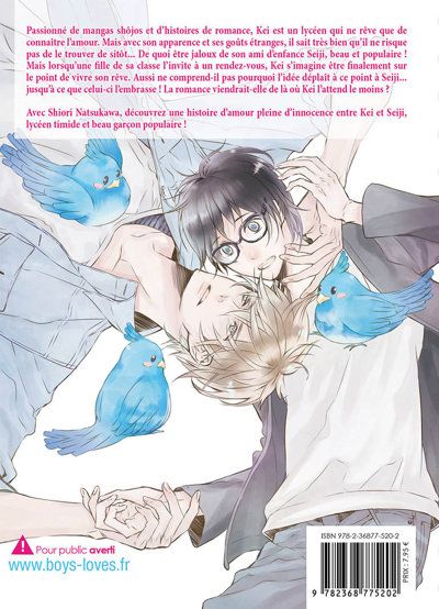 IMAGE 3 : Glasses, Love, and Blue Bird - Livre (Manga) - Yaoi - Hana Collection