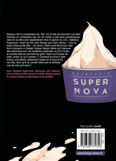 IMAGE 3 : Gelateria Supernova - Livre (Manga) - Yaoi - Hana Collection