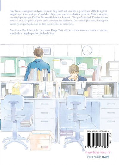 IMAGE 2 : Good Bye Lilac - Livre (Manga) - Yaoi - Hana Collection