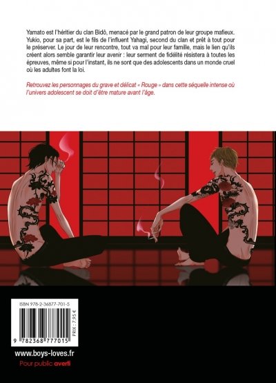 IMAGE 2 : Le Rouge et le Noir - Tome 01 - Livre (Manga) - Yaoi - Hana Collection