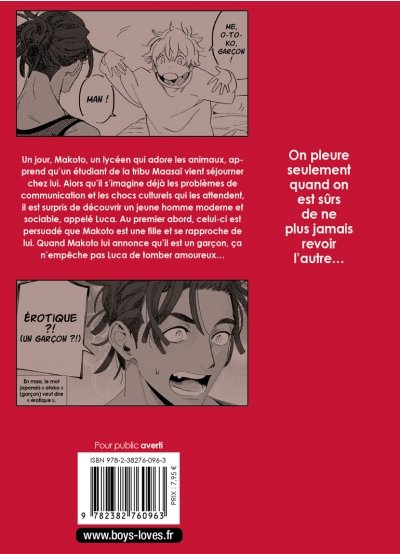 IMAGE 2 : Le garçon de la terre des lions - Livre (Manga) - Yaoi - Hana Collection