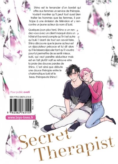 IMAGE 2 : Secret therapist - Tome 1 - Livre (Manga) - Yaoi - Hana Book