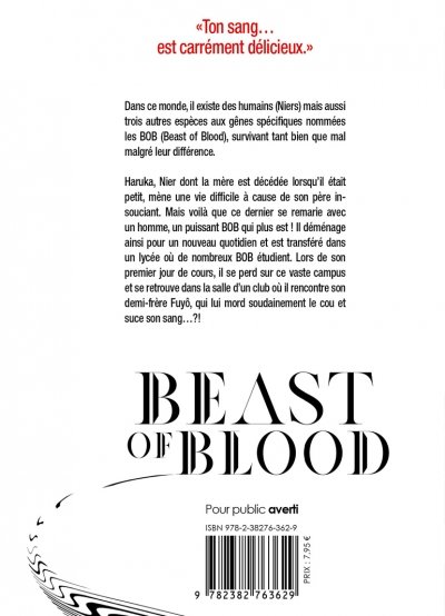 IMAGE 2 : Beast of Blood - Tome 1 - Livre (Manga) - Yaoi - Hana Book