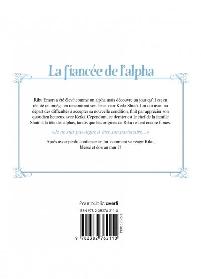 IMAGE 2 : La fiancée de l'Alpha - Tome 3 - Livre (Manga) - Yaoi - Hana Collection