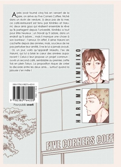 IMAGE 2 : Five corner coffee - Livre (Manga) - Yaoi - Hana Book