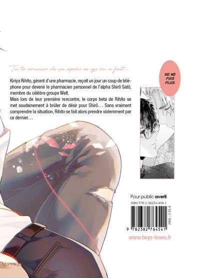 IMAGE 2 : Ordonnance pour l'amour - Livre (Manga) - Yaoi - Hana Book