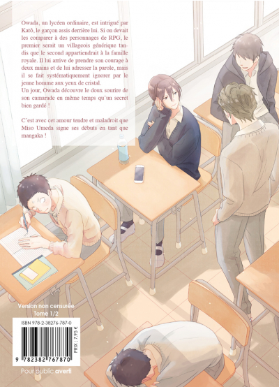 IMAGE 2 : Katô, mon voisin de classe - Tome 01 - Livre (Manga) - Yaoi - Hana Book