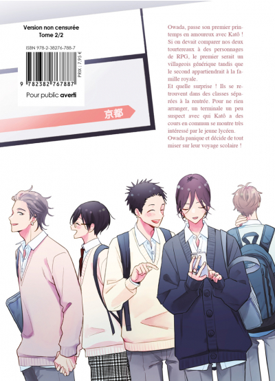 IMAGE 2 : Katô, mon voisin de classe - Tome 02 - Livre (Manga) - Yaoi - Hana Book
