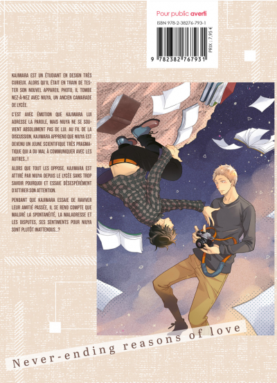 IMAGE 2 : Neverending reasons of love - Livre (Manga) - Yaoi - Hana Book