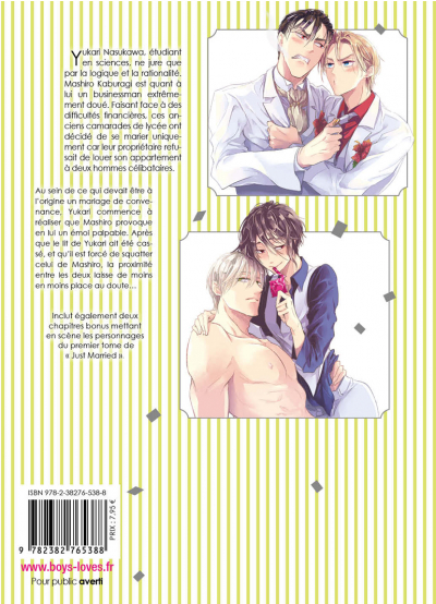 IMAGE 2 : Les jeunes mariés ! - Tome 01 - Livre (Manga) - Yaoi - Hana Collection