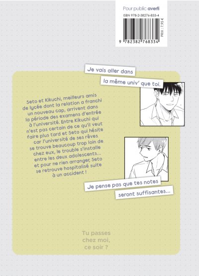 IMAGE 2 : Tu passes chez moi, ce soir ? - Tome 02 - Livre (Manga) - Yaoi - Hana Book