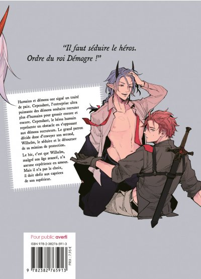 IMAGE 2 : Le défi amoureux du démon Wilhelm - Livre (Manga) - Yaoi - Hana Collection