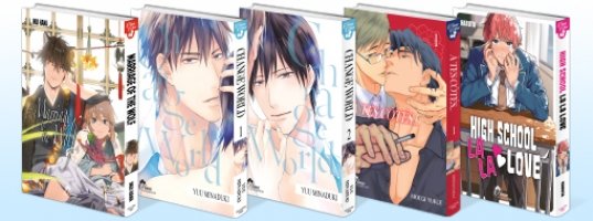 Pack Hana Collection - Partie 55 - 5 Mangas (Livres) - Yaoi