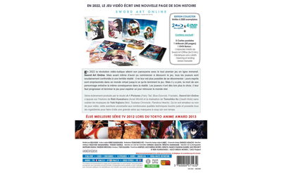 IMAGE 3 : Sword Art Online - Arc 1 (SAO) - Edition Collector - Coffret Combo [Blu-ray] + DVD - Réédition