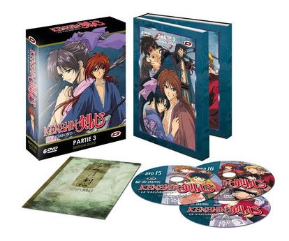 Kenshin le Vagabond - Partie 3 - Coffret DVD + Livret - Edition Gold