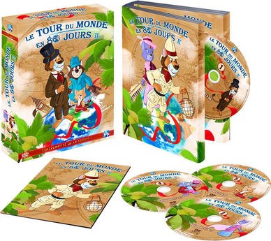 Le Tour du monde en 80 jours - Intégrale (Saison 2 : Voyage au centre de la terre) - Coffret DVD + Livret - Collector